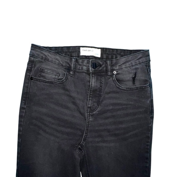 Banjara Flared Jeans 7/27 Faded Black High Rise - Picture 2 of 8